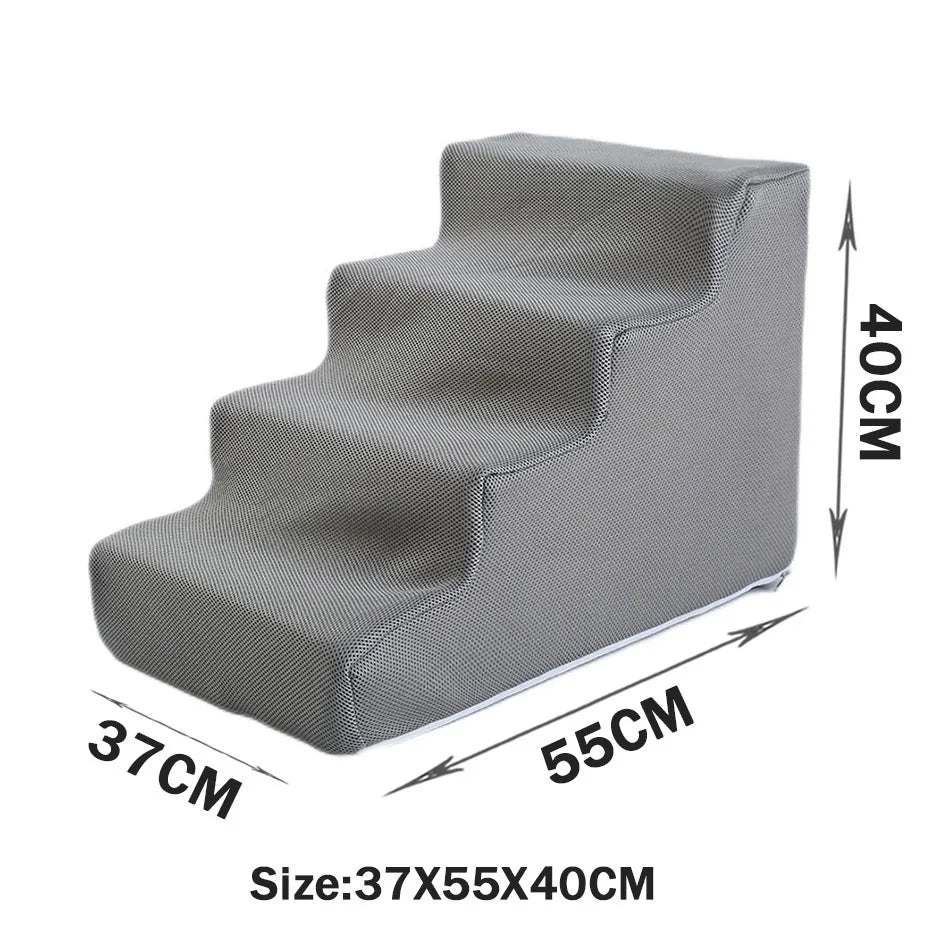 Portable Multi Step Pet Stair Ladder For Cats And Dogs
