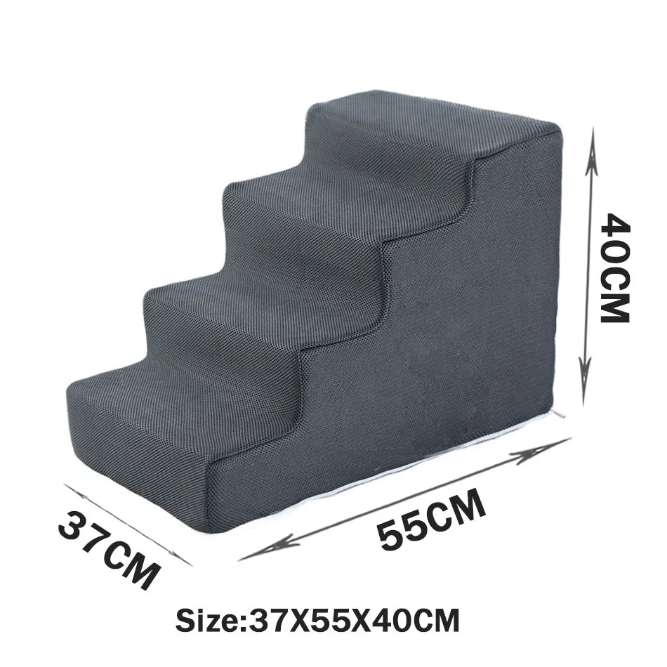 Portable Multi Step Pet Stair Ladder For Cats And Dogs