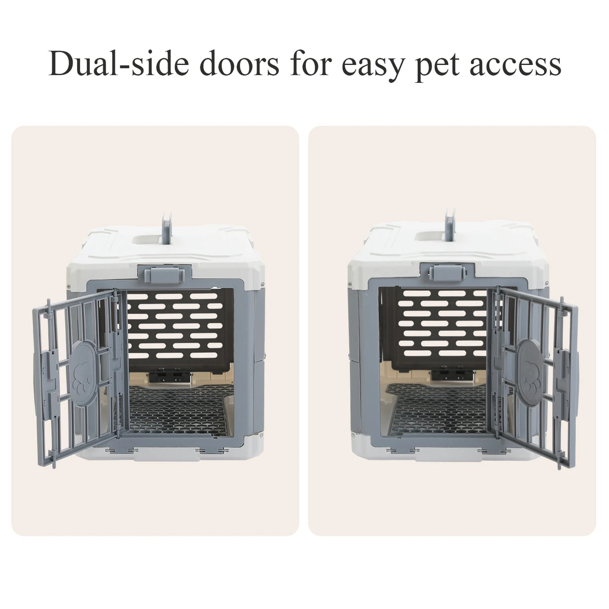 PAWZ Road Foldable Pet Travel Carrier With Secure Locking Door