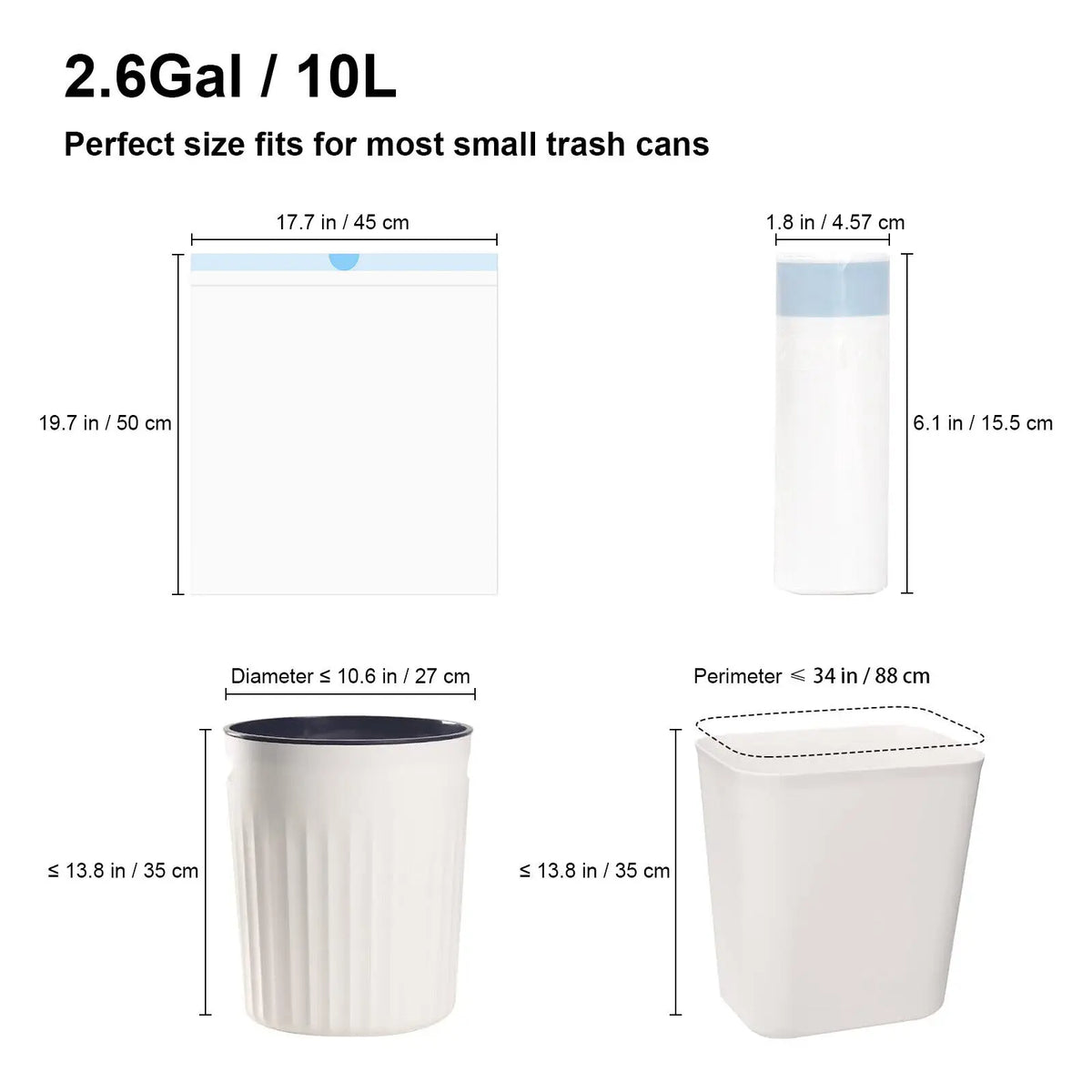 DOEL Self Cleaning Cat Litter Box Liners Drawstring Design