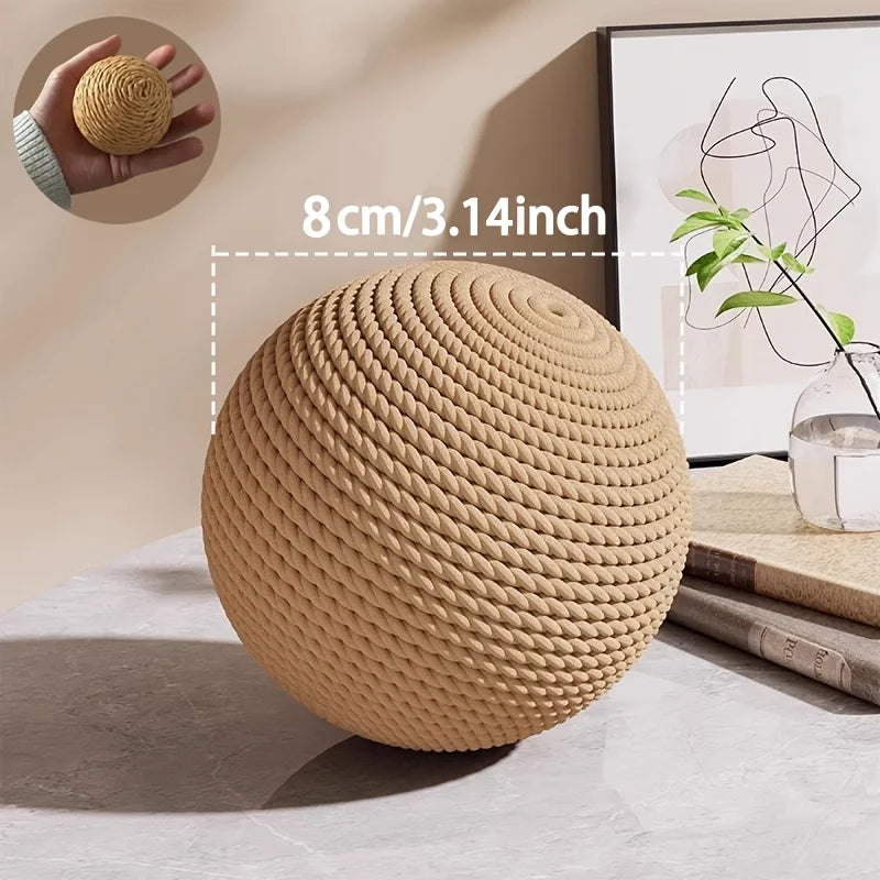 Interactive Sisal Cat Ball Toy for Scratching and Teeth Cleaning
