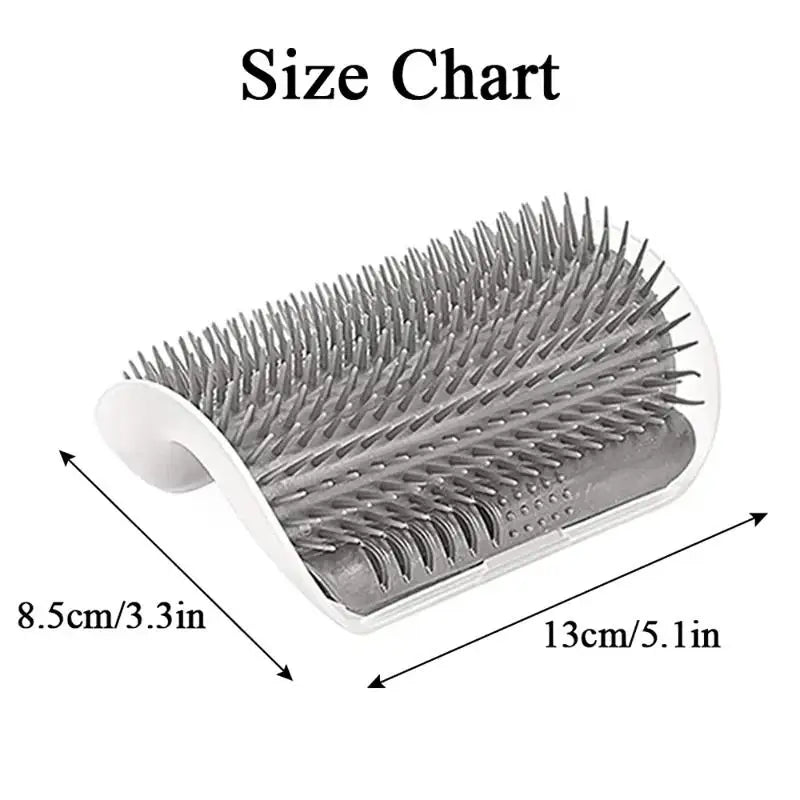 Cat Scratcher Massage Comb With Catnip For Pet Grooming