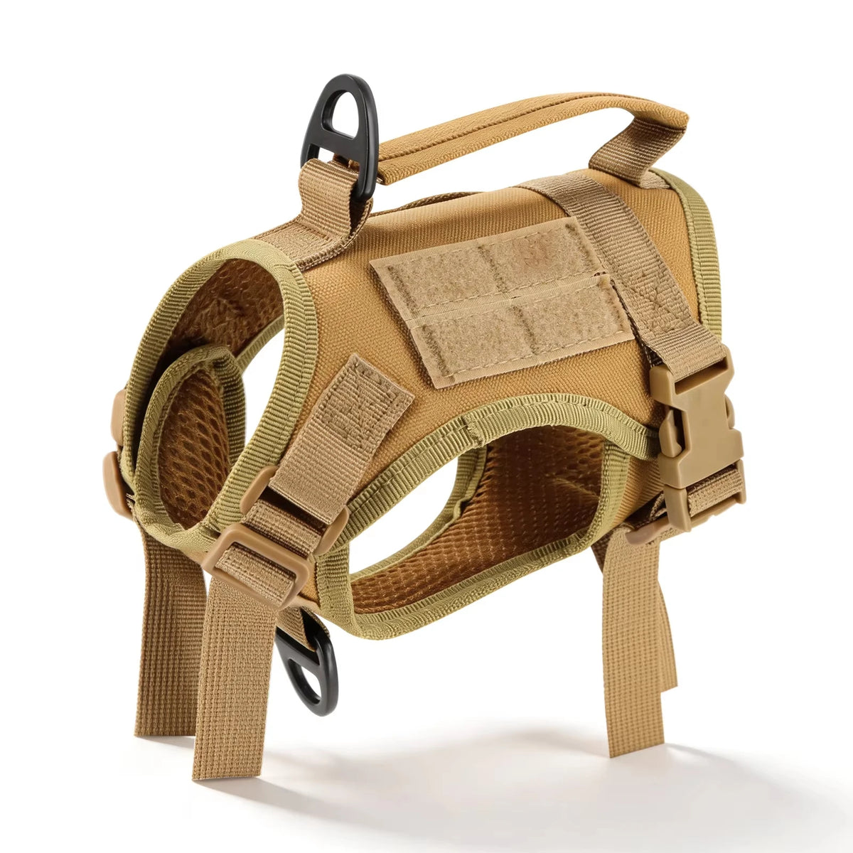 Tactical Cat Harness With Adjustable Escape Proof Mesh And Leash