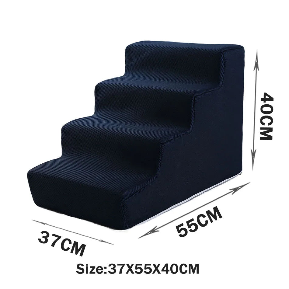 Portable Multi Step Pet Stair Ladder For Cats And Dogs