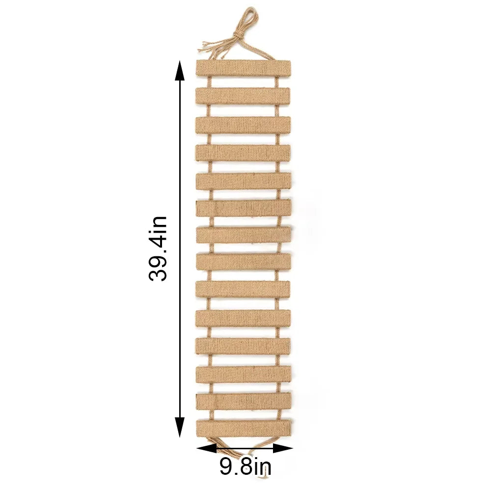 CWV Wooden Sisal Cat Bridge Ladder For Indoor Pets