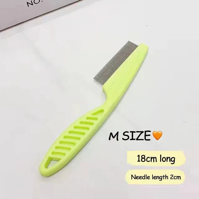 Ergonomic Pet Hair Shedding Comb For Cats And Dogs