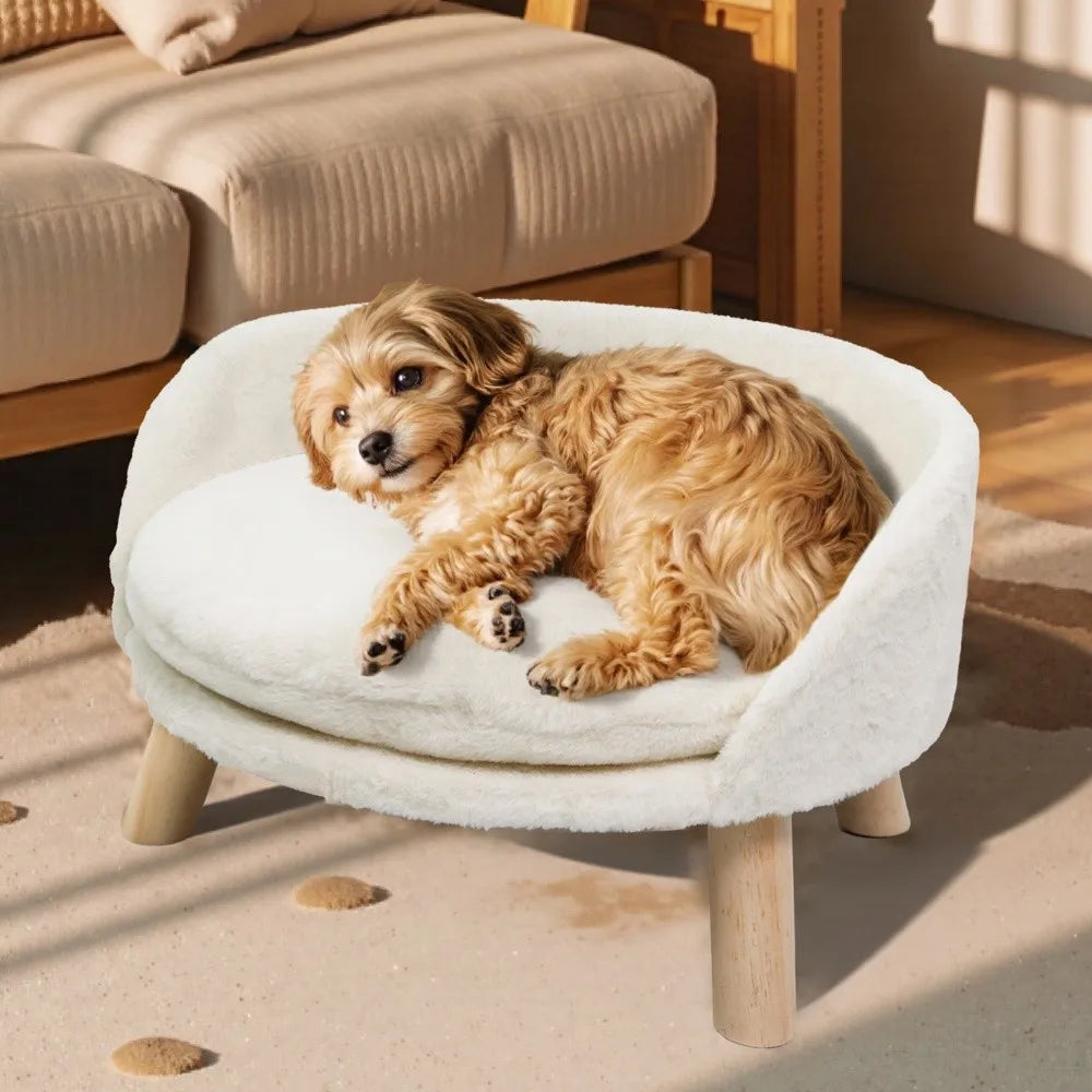 Borwart Removable Cover Padded Pet Sofa Bed With Waterproof Cushion