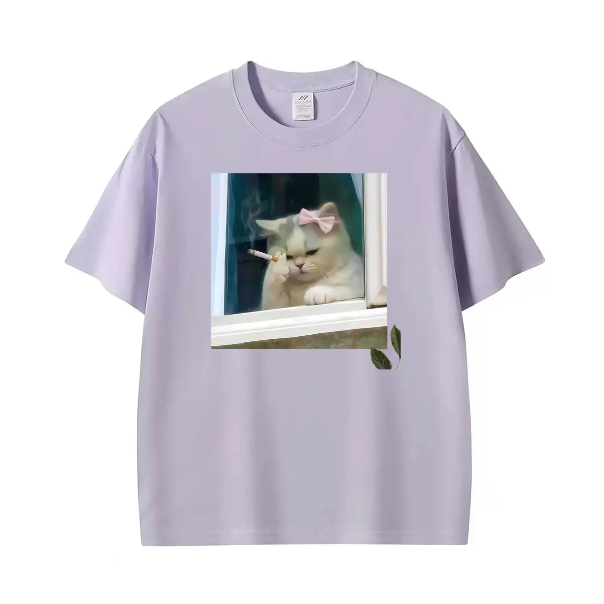 Funny Stressed Persian Cat Meme T Shirt With Coquette Humor