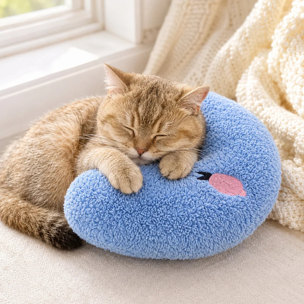 Cat Grooming Arch With Sisal Scratching Base And Plush Rest Pad