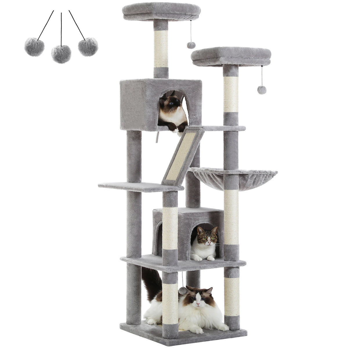 Pawz Road Multi Level Cat Tower With Scratching Posts