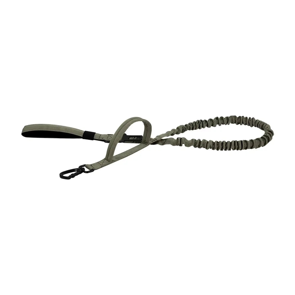 Adjustable Tactical Dog Leash Quick Release Double Handle Nylon Rope