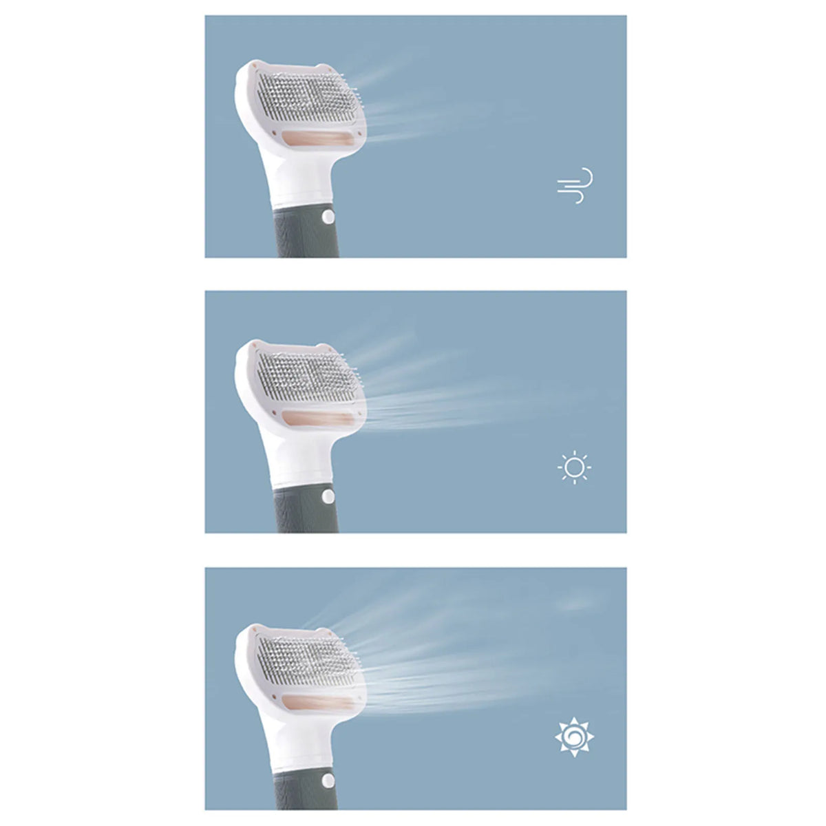 Three In One Pet Grooming Hair Dryer Brush For Dogs