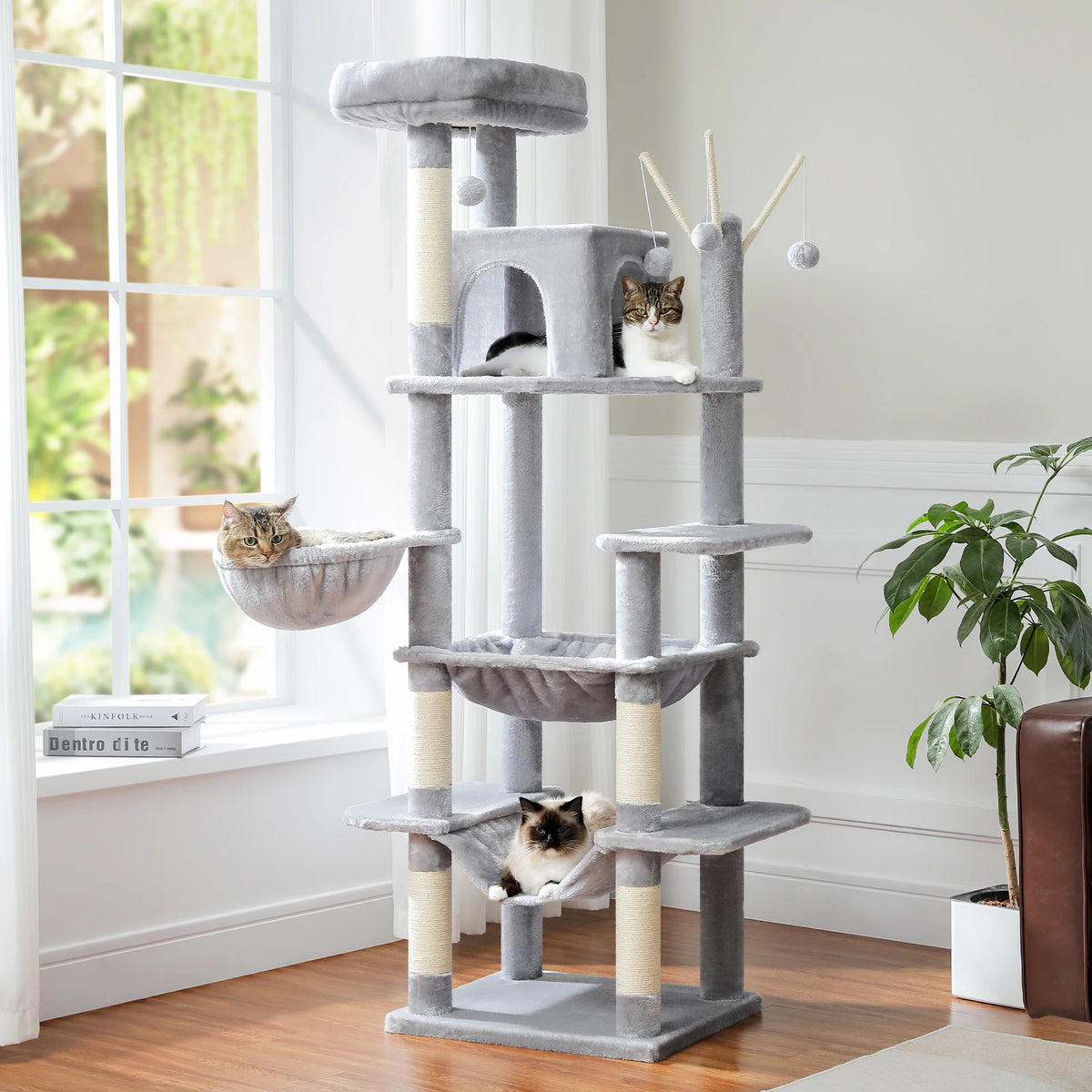 Pawz Road Multi Level Cat Tower With Scratching Posts