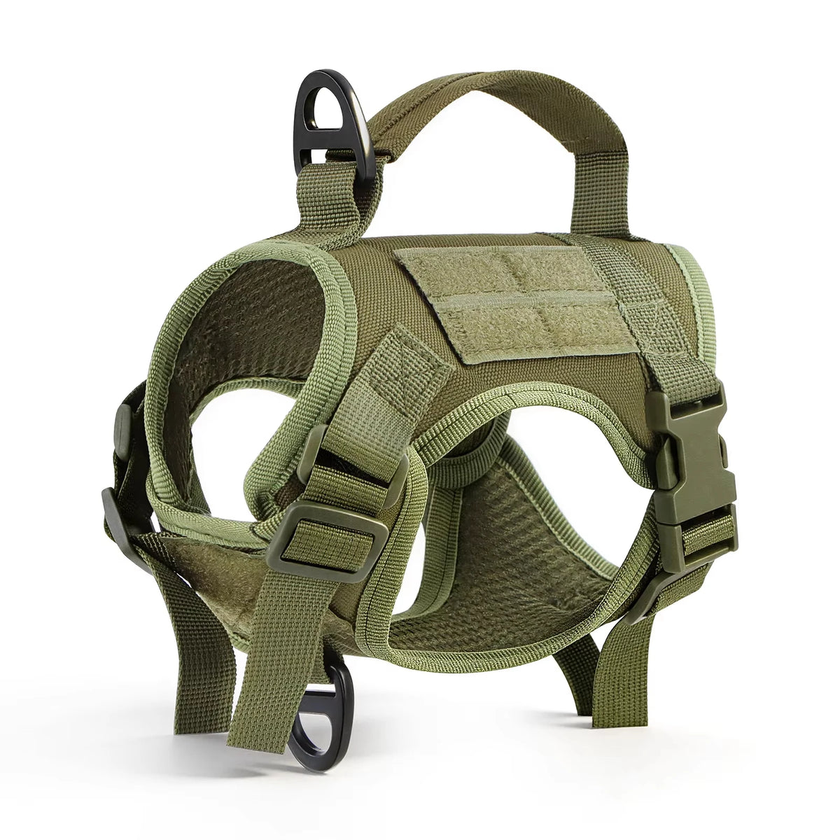 Tactical Cat Harness With Adjustable Escape Proof Mesh And Leash