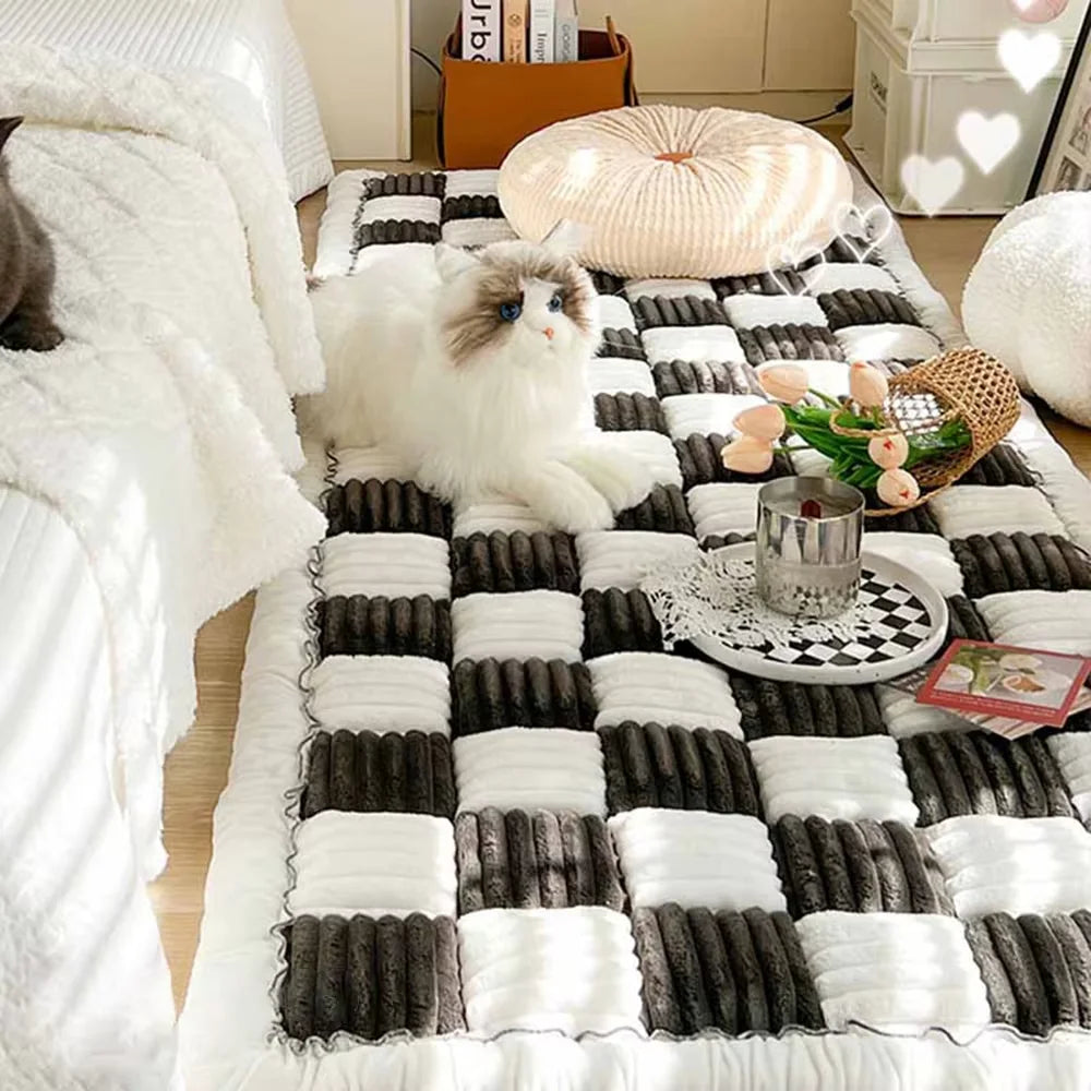 CWV Waterproof Coral Fleece Dog Bed Mat and Sofa Protector