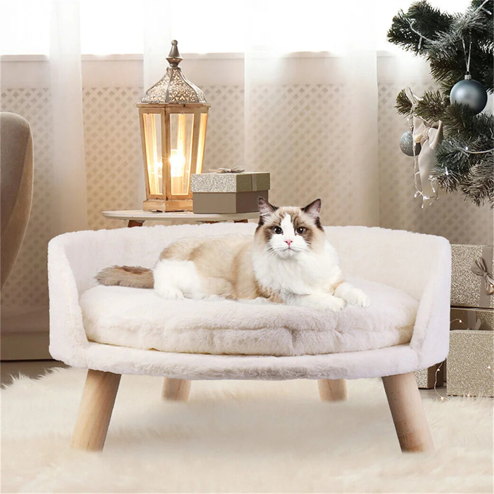 Borwart Removable Cover Padded Pet Sofa Bed With Waterproof Cushion