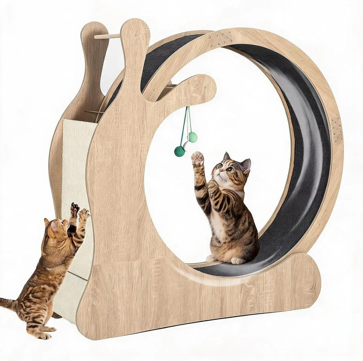 Garvee Cat Treadmill Running Wheel Litter Box Climbing Frame