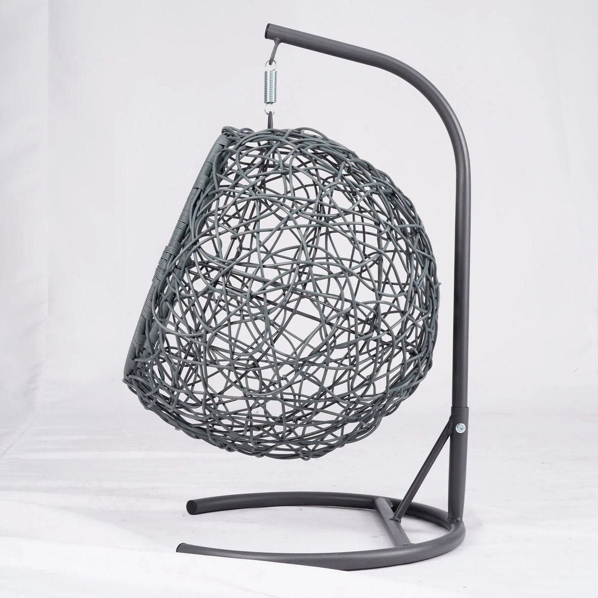 Rattan Cat Swing Bed With Stand And Soft Comfort Cushion
