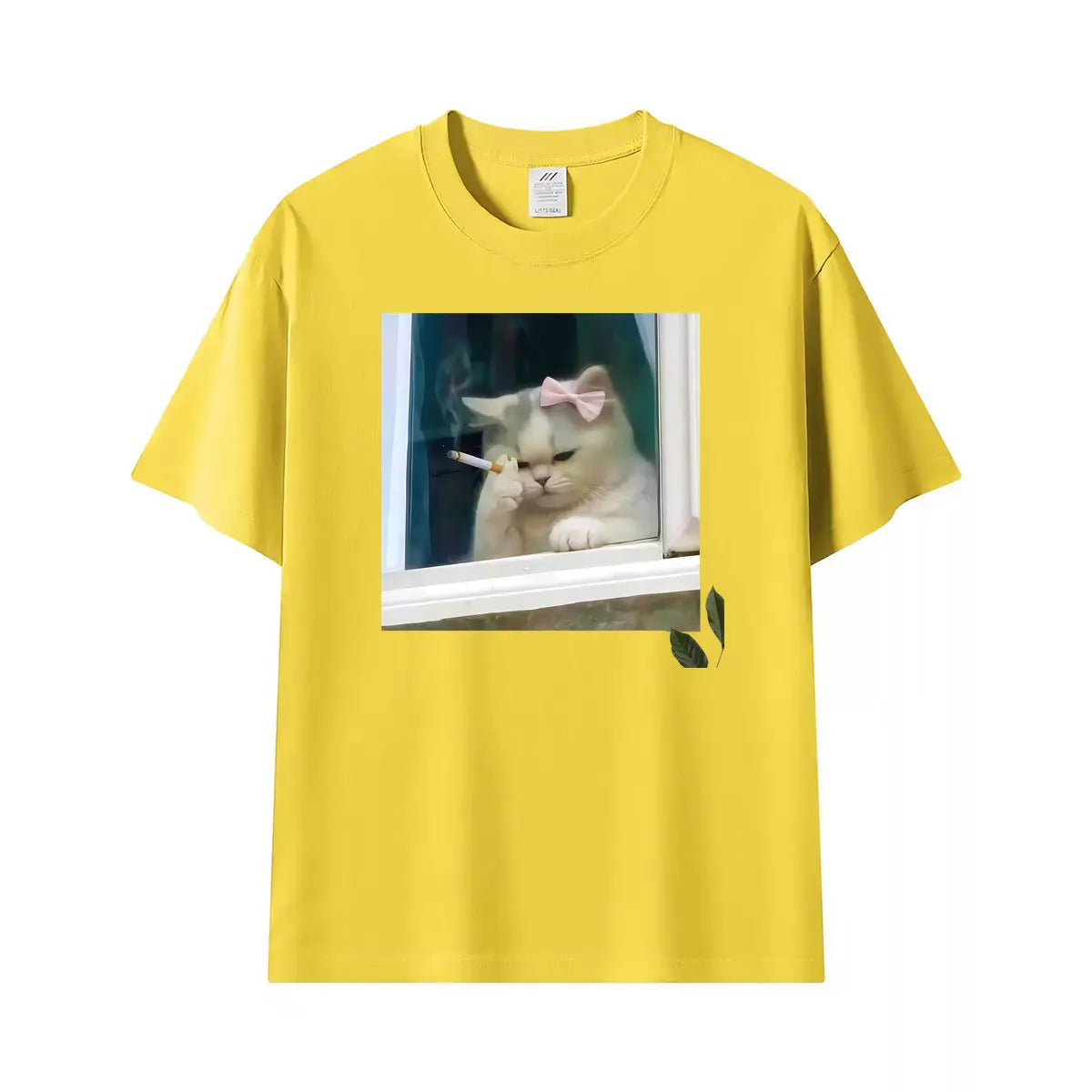 Funny Stressed Persian Cat Meme T Shirt With Coquette Humor